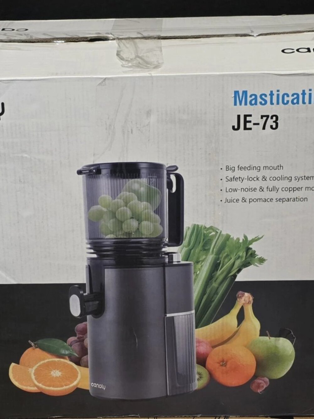 CANOLY JE-73 Cold Press Masticating Juicer